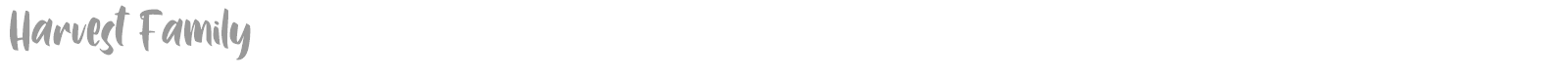 Harvest Family font preview